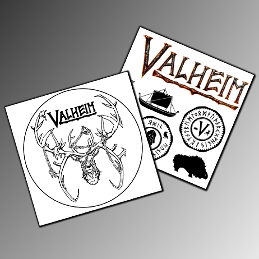 Valheim Static Vinyl Cling Set