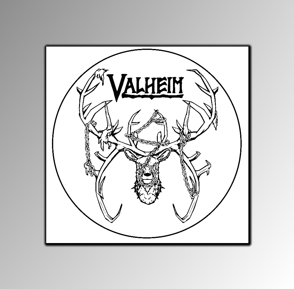 Valheim Static Vinyl Cling Set